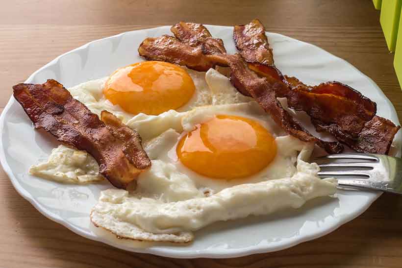 What Can I Eat For Breakfast on Keto? Bacon and Eggs: Possibly the Best Keto Breakfast in the World.