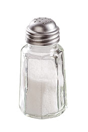 Picture of a Glass Salt Shaker.