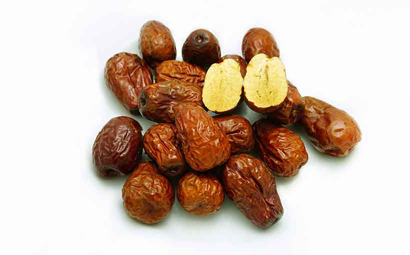 Several Jujube Fruit (Chinese Date) in a Pile.